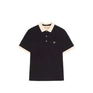 Valentino Black Polo Shirts Men